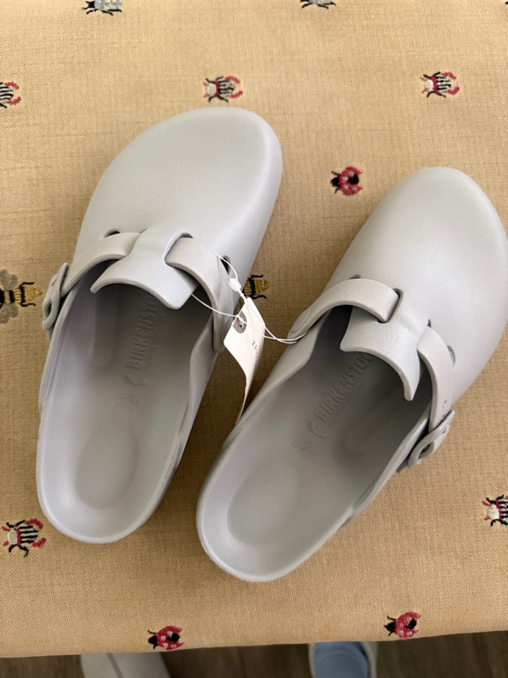NWT BIRKENSTOCK EVA Boston Essentials, Stone Coin, size 36 - Picture 3 of 6